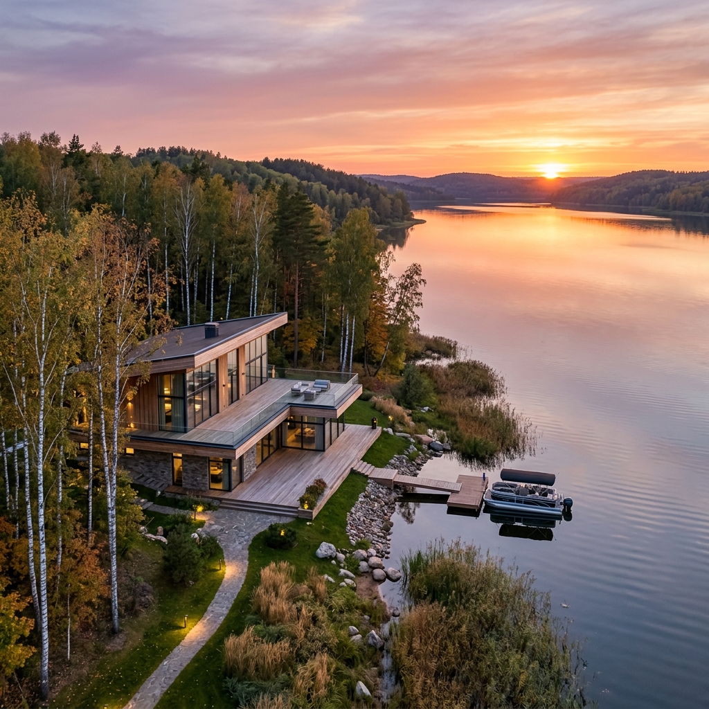 Берег водохранилища