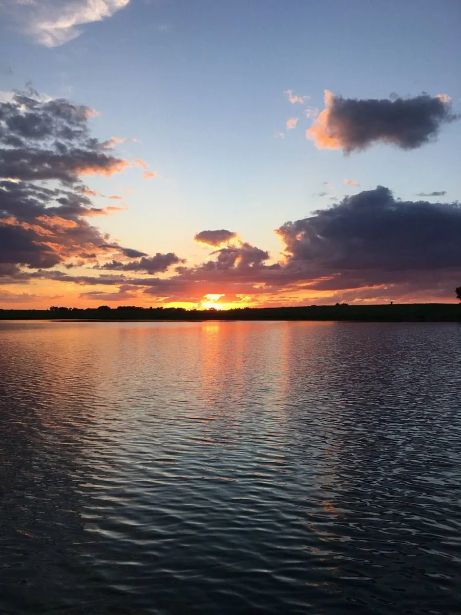 Закат с облаками